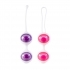 FeelzToys Jena Geisha Balls - kombinovatelné venušiny kuličky (růžové-fialové)