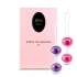 FeelzToys Jena Geisha Balls - kombinovatelné venušiny kuličky (růžové-fialové)